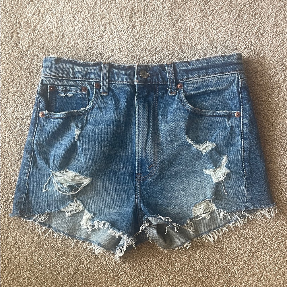 Abercrombie & Fitch mom shorts high rise